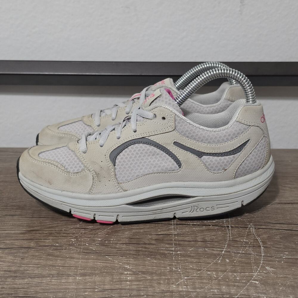 Abeo Rocs Ashlin Women’s Athletic Walking Shoes Sneakers Size 6.5 Beige